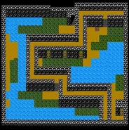 Cave of Mysidia's Fourth Floor (NES).