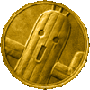 Gold Jumbo Cactuar Coin