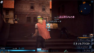 Gameplay in summer costume.