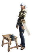 Carpenter render from the Final Fantasy XIV legacy.v