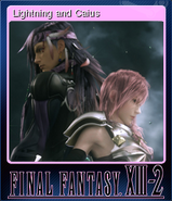 FFXIII-2 Steam Card Lightning and Caius
