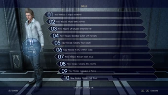 Recipe Final Fantasy Xv Final Fantasy Wiki Fandom