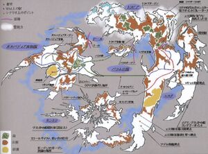 World Map FFVIII Concept Art