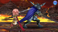 Lightning fights Garland in Chapter 8.