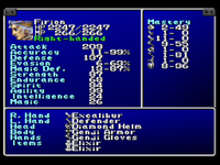 FFII PSX Status Menu