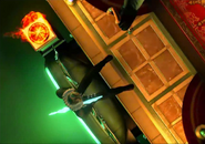 Cutscene in Final Fantasy VIII.