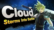 Cloud Smash Bros Splash Card