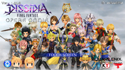 DFFOO Title Screen 1.24