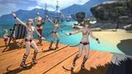 Танцовщицы в Final Fantasy XIV