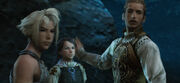 Final-Fantasy-XII-The-Zodiac-Age Vaan, Balthier and Larsa