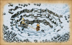 The battle in town about to commence in The Ivalice Chronicles.