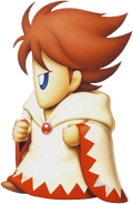 Bartz from Final Fantasy V as a White Mage (SD artwork).