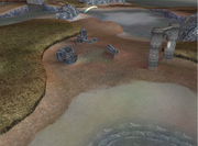 The ruins of Pravoka and its namesake gateway in .