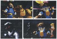 Various images of Locke, Terra, and Shadow.