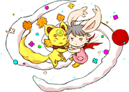 PAD Moogle & Carbuncle