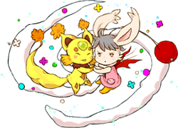 Moogle & Carbuncle.