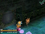 A door that requires Meeth's Charge Attack to break down.