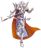 Render of Cecil's Amano appearance as a Paladin.