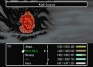 Self-Destruct as a summon ability in Final Fantasy IV: The After Years (Wii).