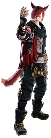 G'raha Tia 5.3 render from Final Fantasy XIV
