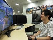 Suzuki plays Final Fantasy XV demo for Tokyo Game Show.