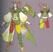 Concept art of third outfit.