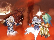 Akira Oguro cover artwork featuring Paladin Cecil, for the second book of the Final Fantasy IV official novelization.