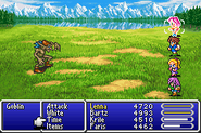 Lenna slowed in Final Fantasy V.