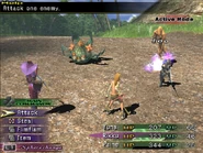 FFX-2 Warrior Attack.png (604 KB) Paine as a Warrior attacking in Final Fantasy X-2.
