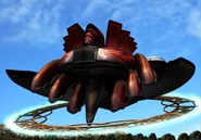 Mobile Galbadia Garden airborne.