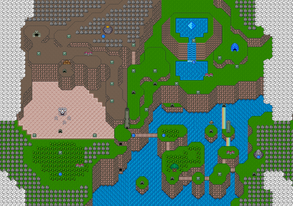 Map of Mystic Quest