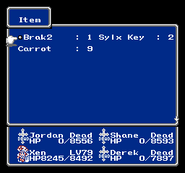 Item menu (NES).