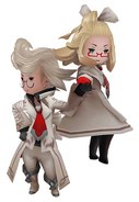 Ringabel and Edea as Spiritmasters in Bravely Default.