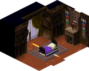 An office/bedroom that belongs to the Beoulves.