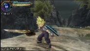 Cloud in-game.