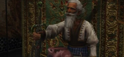 Dalan asks Vaan to deliver the Sword of the Order to Vossler.