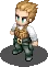 Balthier's Sky Pirate sprite in Final Fantasy Tactics S.