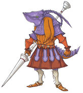 A Bangaa Dragoon in Final Fantasy Tactics Advance.