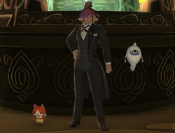Nohi surrounded by Yokai.