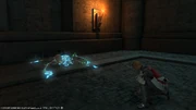 Wandering Minstrel from FFXIV trapped