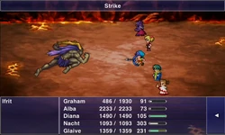 Ice Bow in Final Fantasy Dimensions.