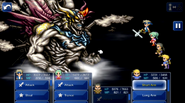 Evasion via daggers in Final Fantasy VI (iOS).