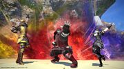 Go Go Posing Rangers from FFXIV