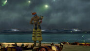 Wakka prays for those fallen in the operation.