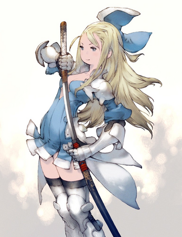 Model and texture of Edea Lee from Bravely Default