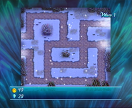 Orchise Snowfields in Crystal Defenders W1.