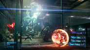 Carbuncle summoned in FFVII Remake
