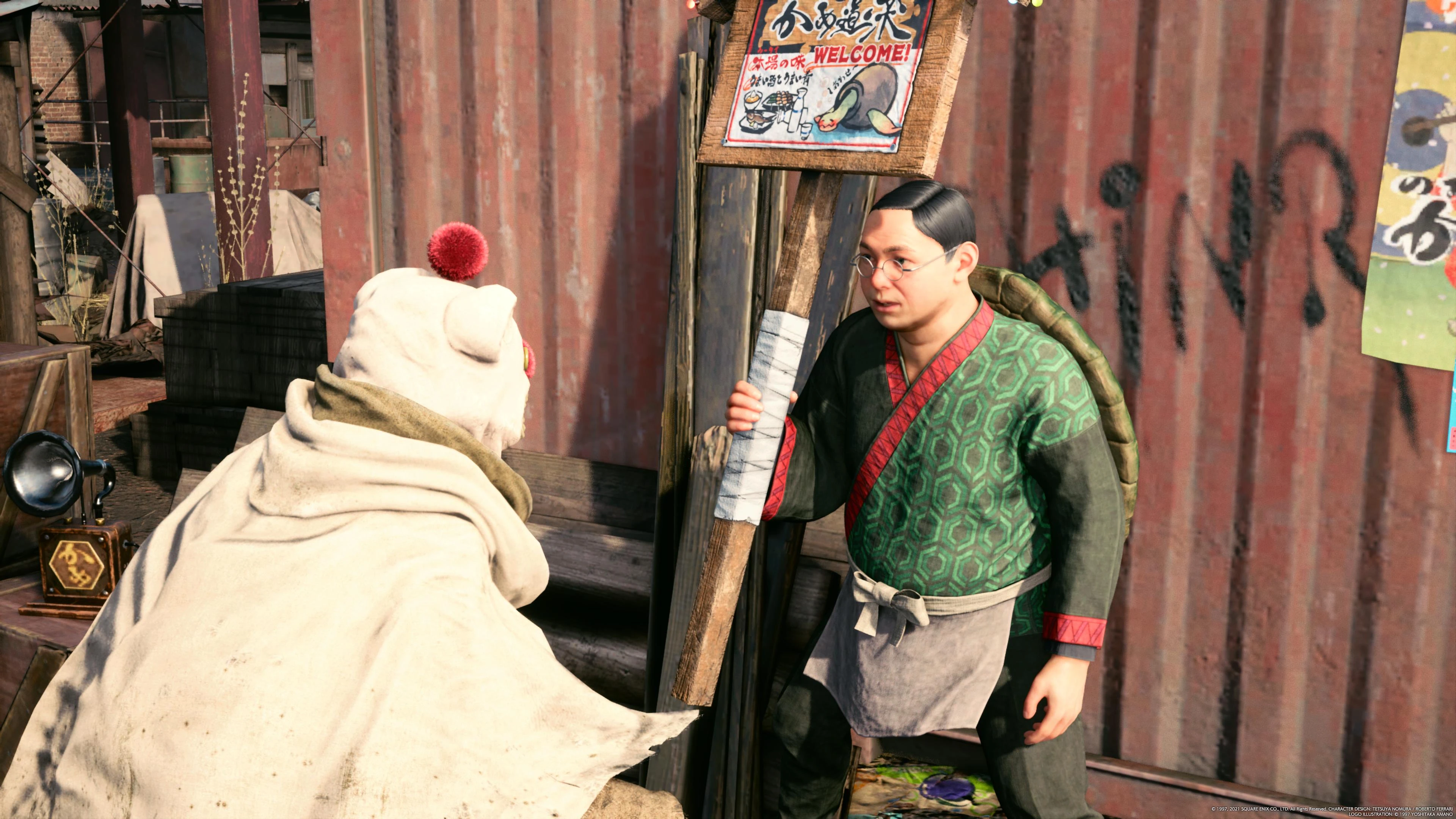 Old Snapper's The Happy Turtle Campaign Ad in Intermission from FFVIIR Intergrade