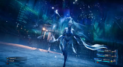 Shiva summoned in FFVII Remake