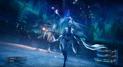 Shiva summoned in FFVII Remake.png